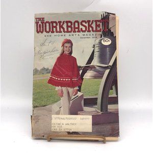 Vintage Workbasket December 1976 Book, Christmas Pattern and Idea Booklet, Craft